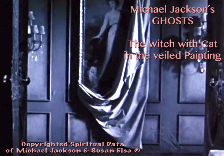 Michael Jackson´s Ghosts Movie: The Hidden Painting Message © Witch with White Cat-Symbols of Original Ancient Egyptian Witch