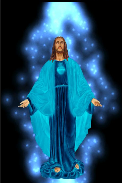 Animated Picture of Jesus from the Internet for educational Purpose